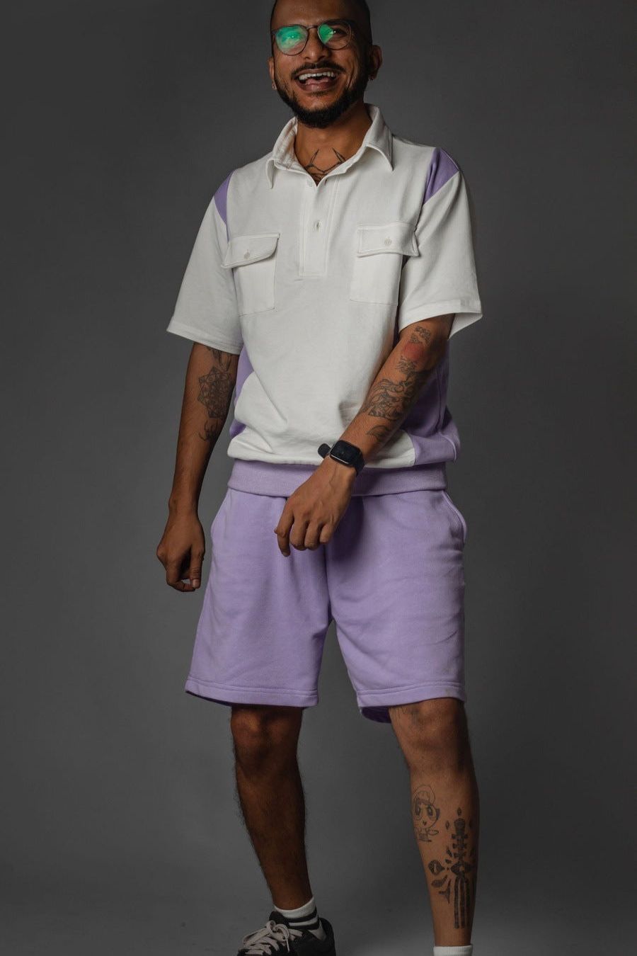 Mechanic Polo T-Shirt (Mauve)