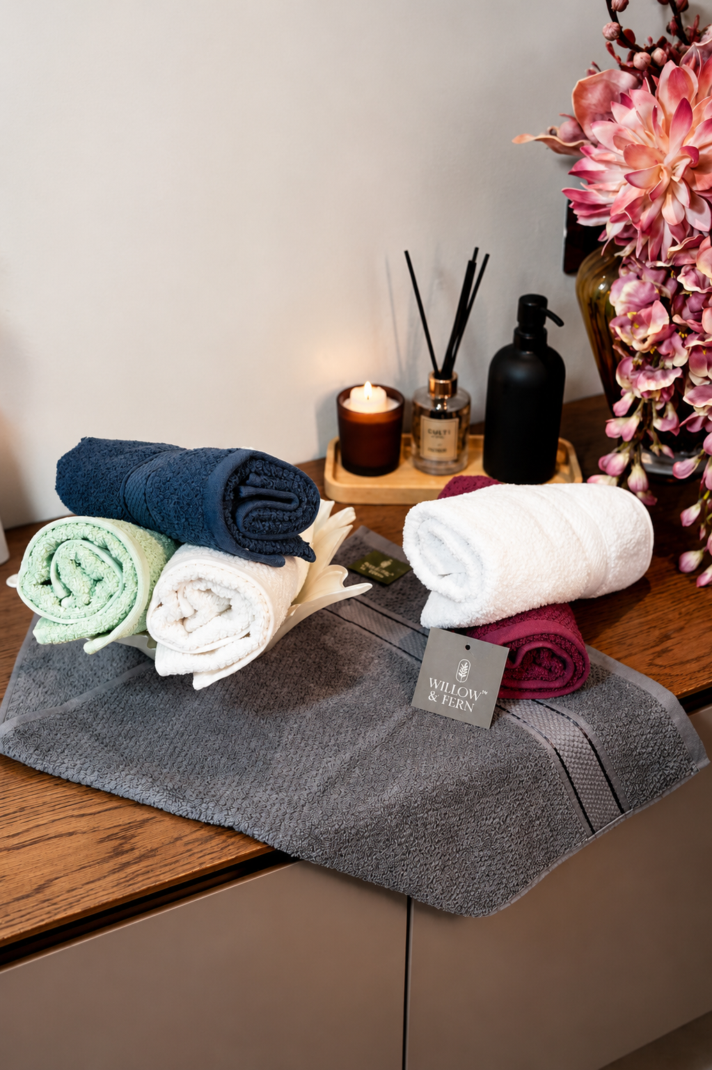 Navy Blue Premium 550 GSM Towel Set
