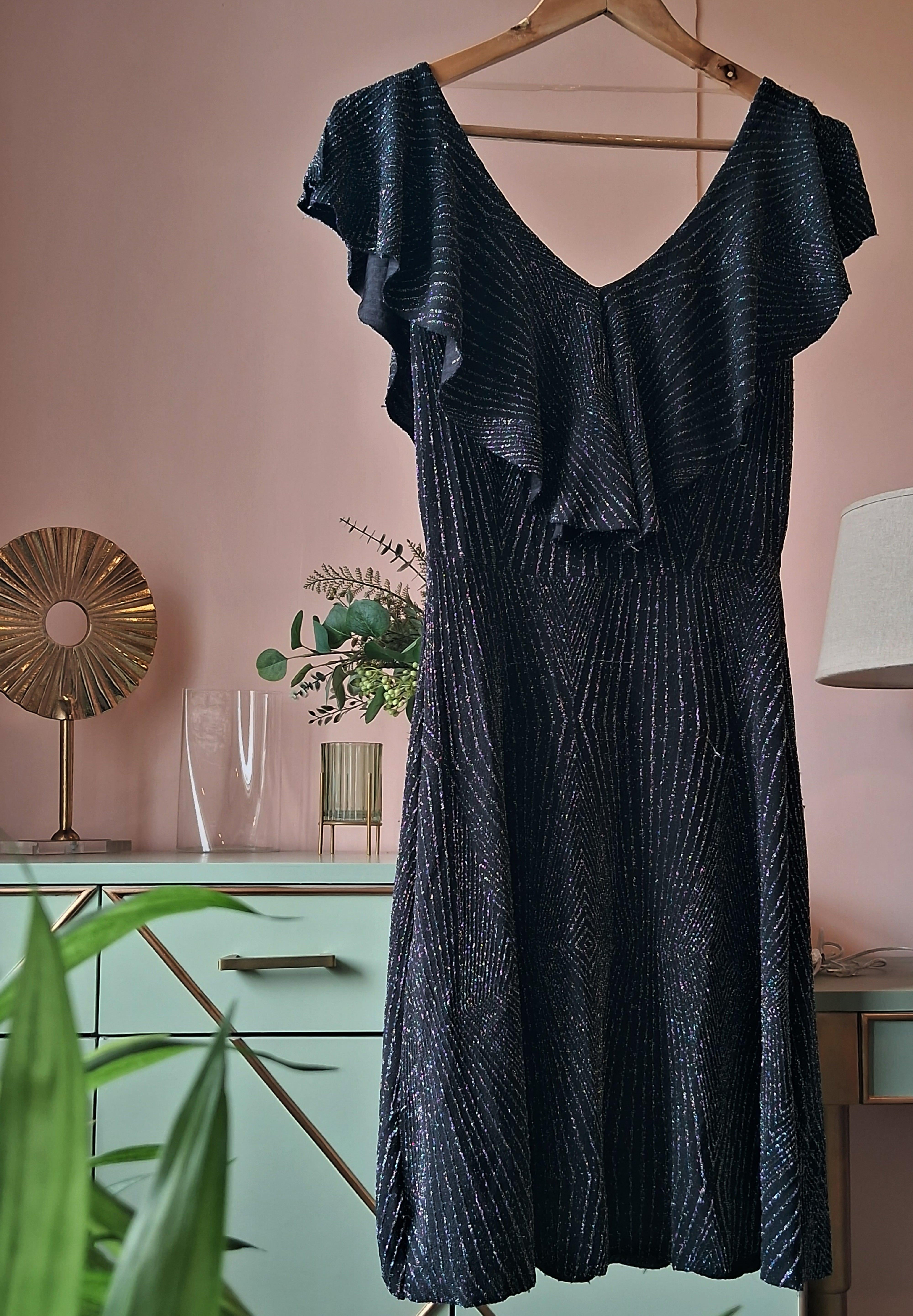 Black Short Cocktail Dress (PL-32)
