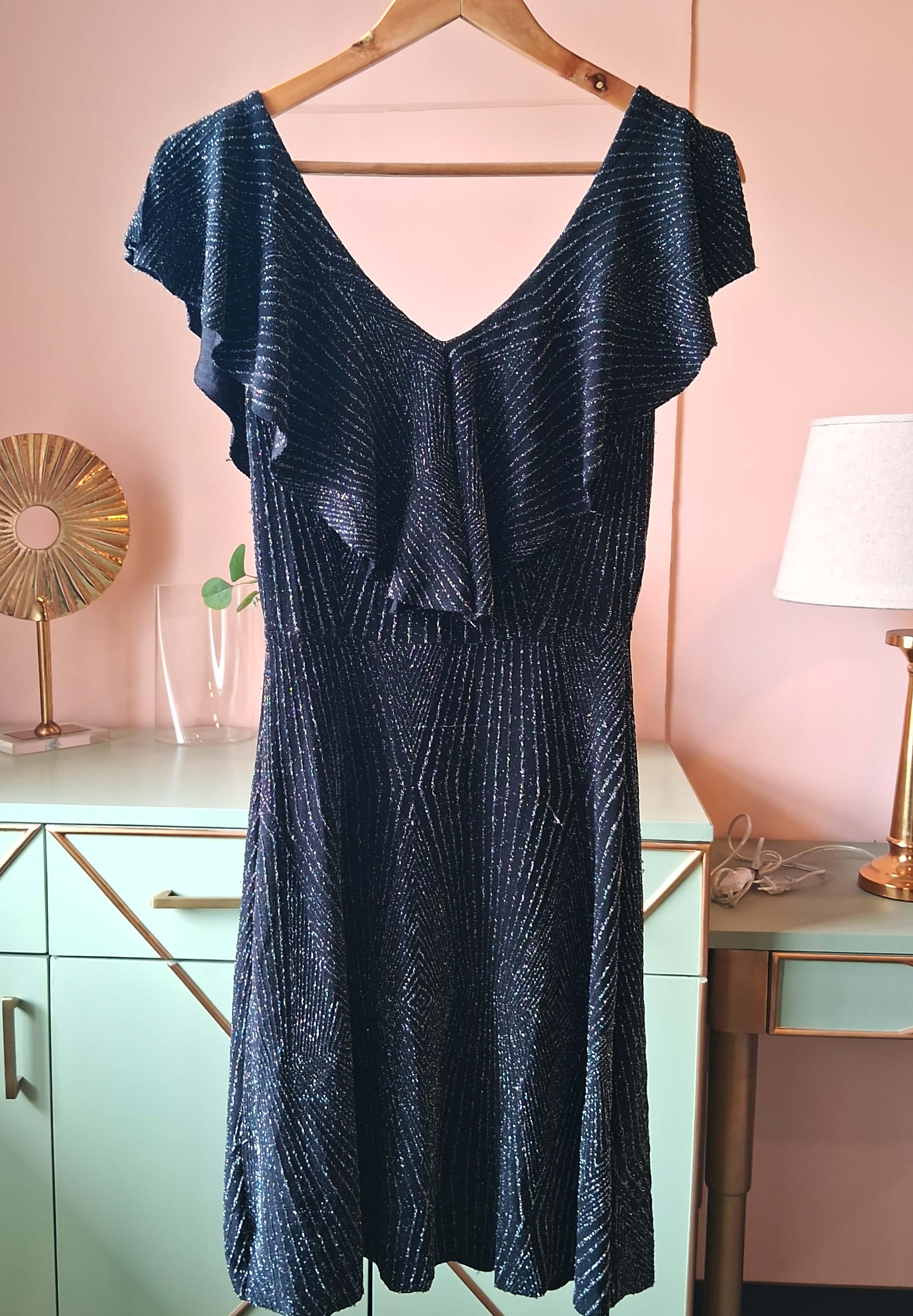 Black Short Cocktail Dress (PL-32)