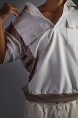 Mechanic Polo T-Shirt (Beige)