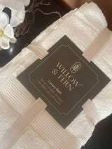 Off White Premium 700 GSM Cotton Towel Set