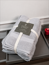 Silver Grey Premium 700 GSM Cotton Towel Set