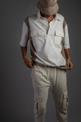 Mechanic Polo T-Shirt (Beige)