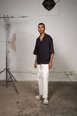 Wide Fit Pants - White