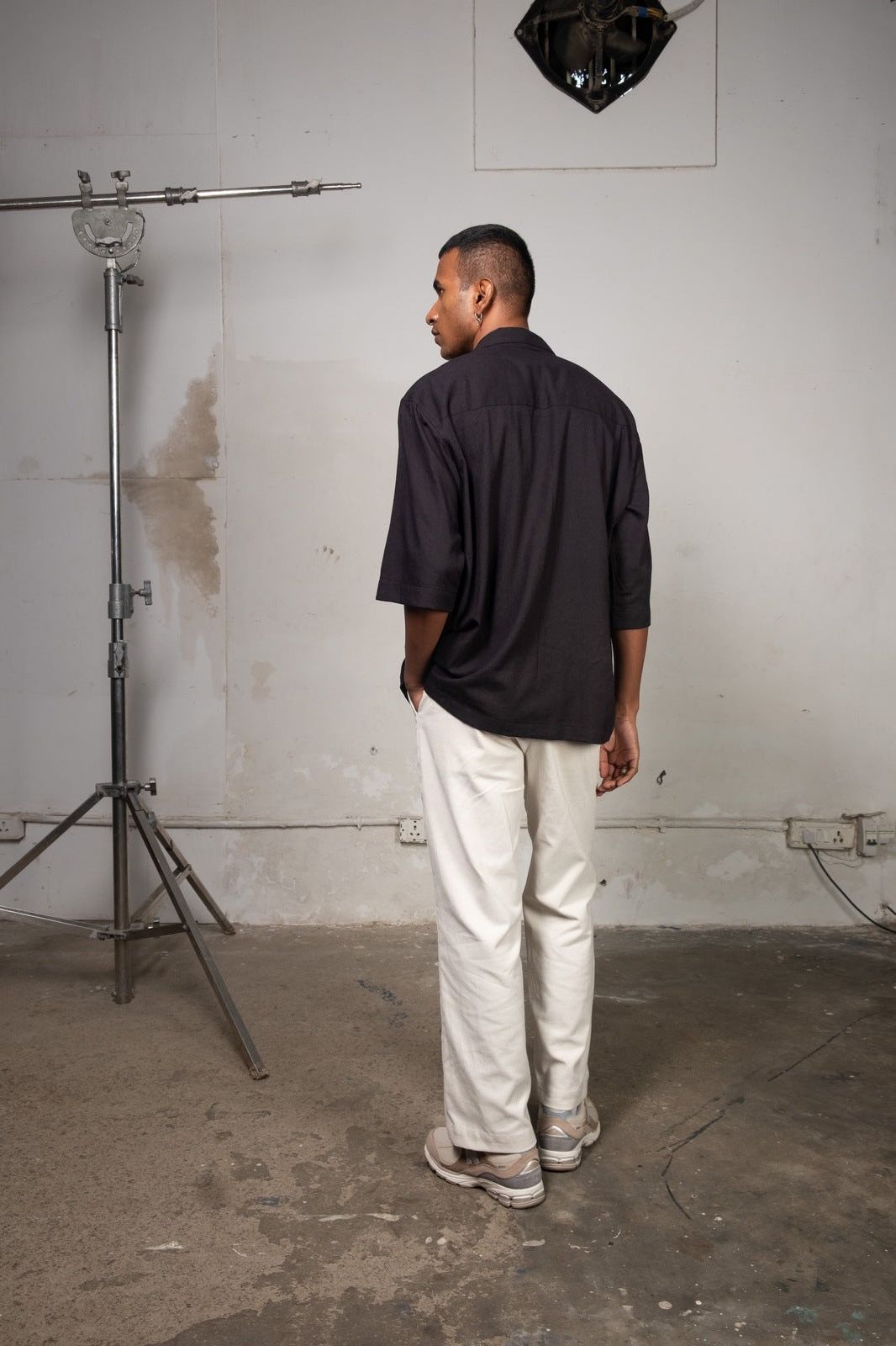 Wide Fit Pants - White