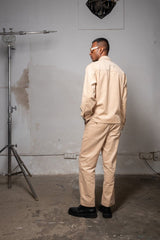 Wide Fit Pants - Cream