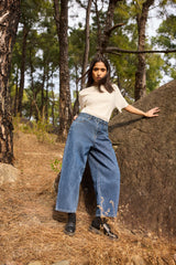 Korean Cotton Ankle Jeans