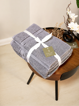 Dark Grey Premium 550 GSM Cotton Towel Set