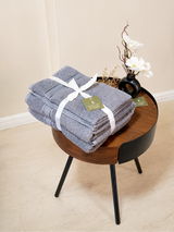 Dark Grey Premium 550 GSM Cotton Towel Set