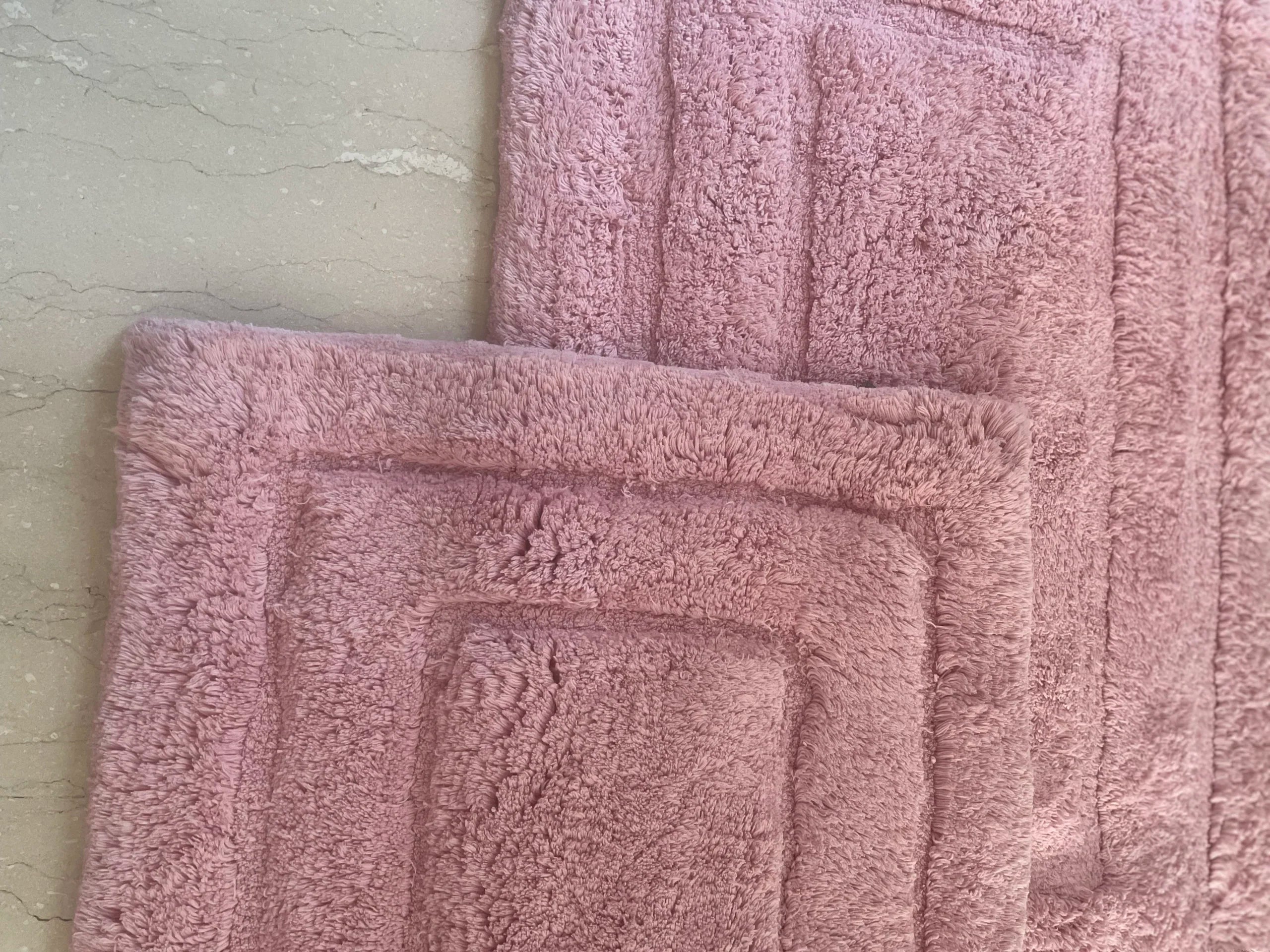 Soft Pink Premium Bath Rugs