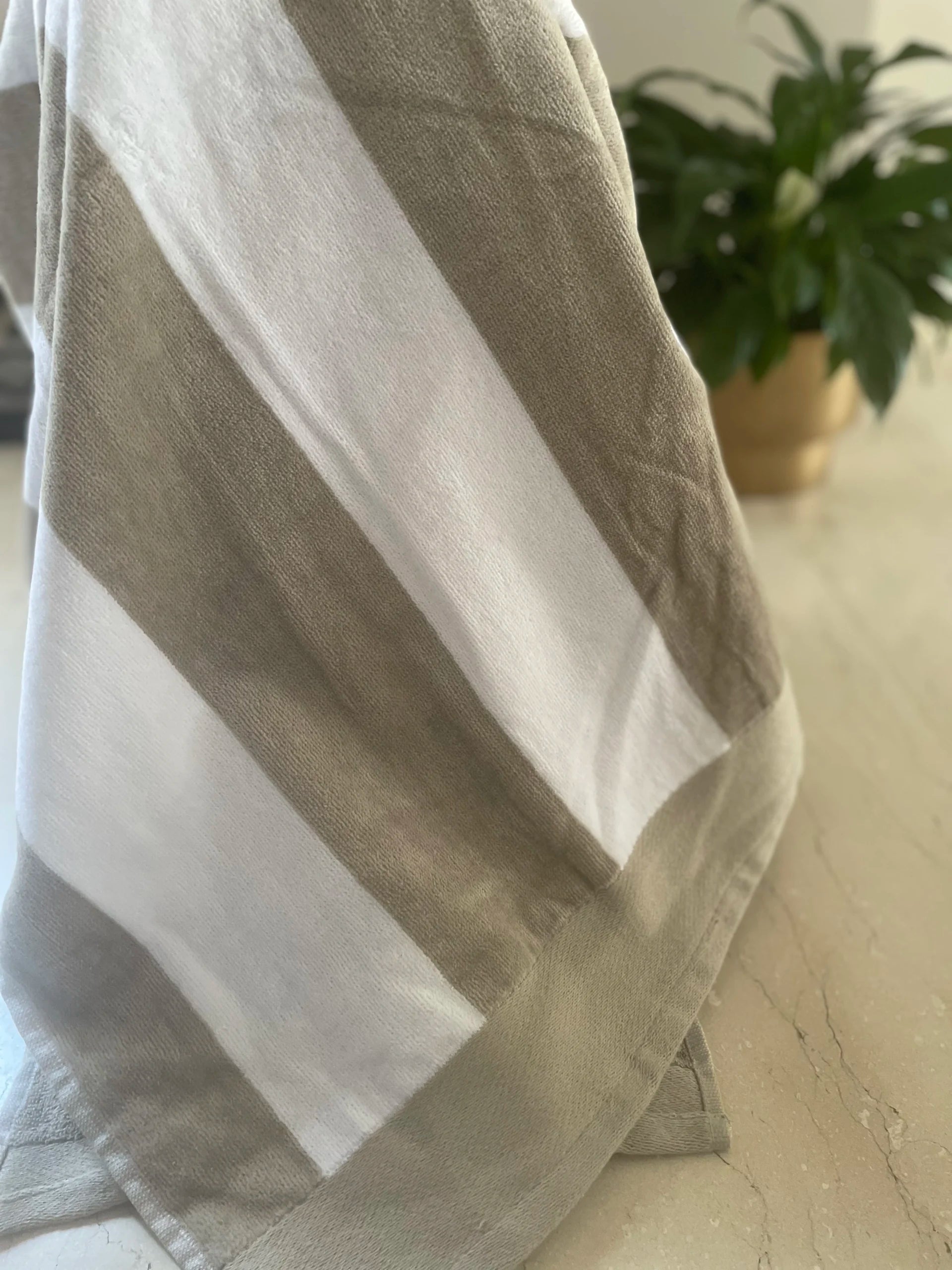 Cabana Stripes Premium Cotton Beach Towel