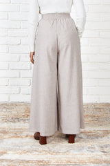 Soft Wool Flared Pants
