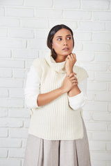 Baby Alpaca Turtleneck Vest